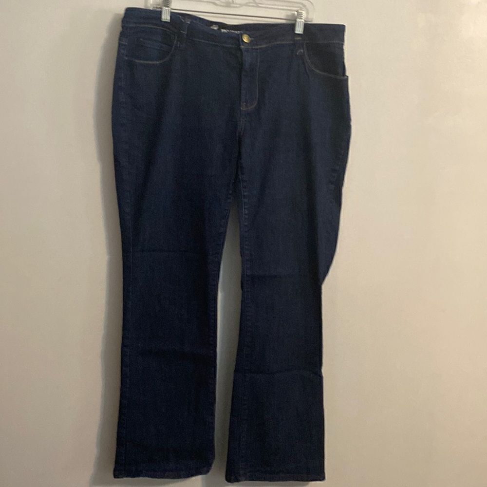 Rocawear 5 pocket Boot cut jeans., size 18